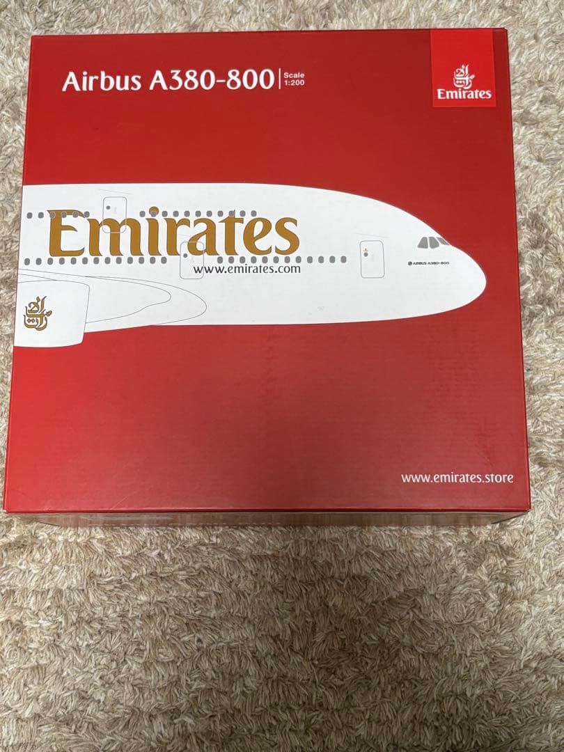 飛行機模型　Emirates a380-800 Gemini 1/200