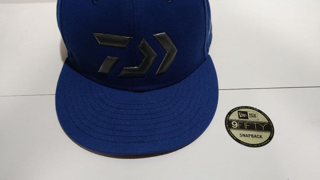 か*ー様 NEWERA　Daiwa 帽子青　 銀マーク