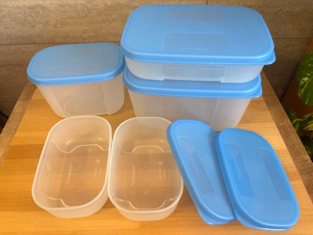 新品★Tupperwareフリーザーメイト7点セット