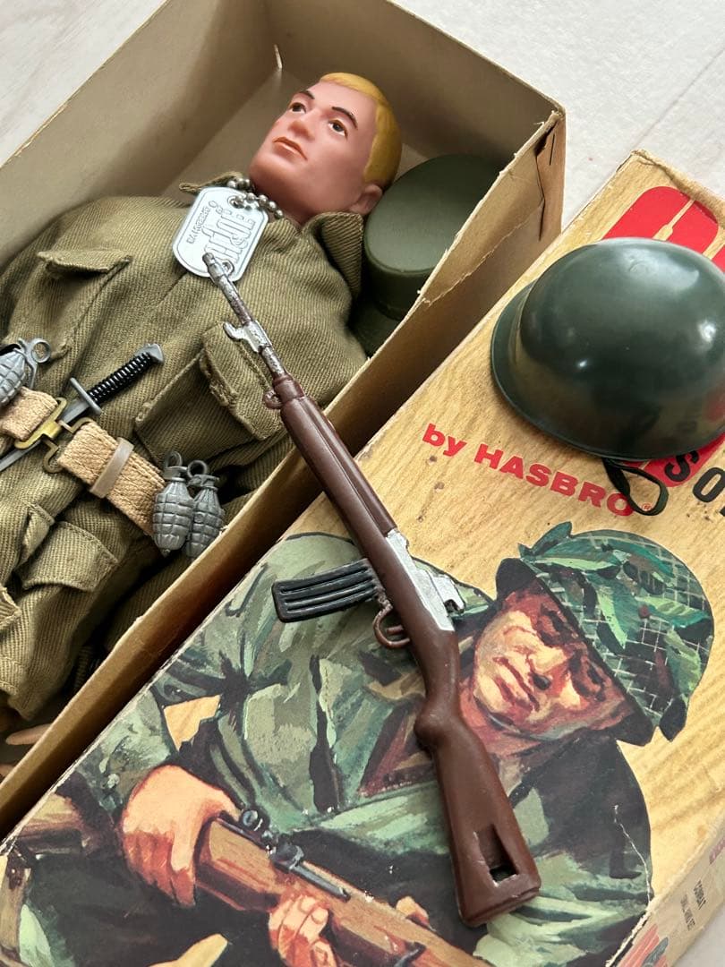 G.I. Joe アクションソルジャー　箱付Hasbro ビンテージGI ジョー