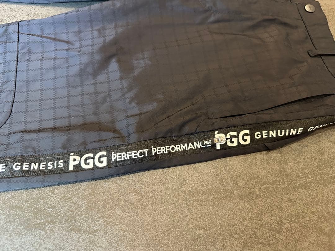 PGG パンツ　メンズ　サイズ６　ネイビー　春夏秋　薄手