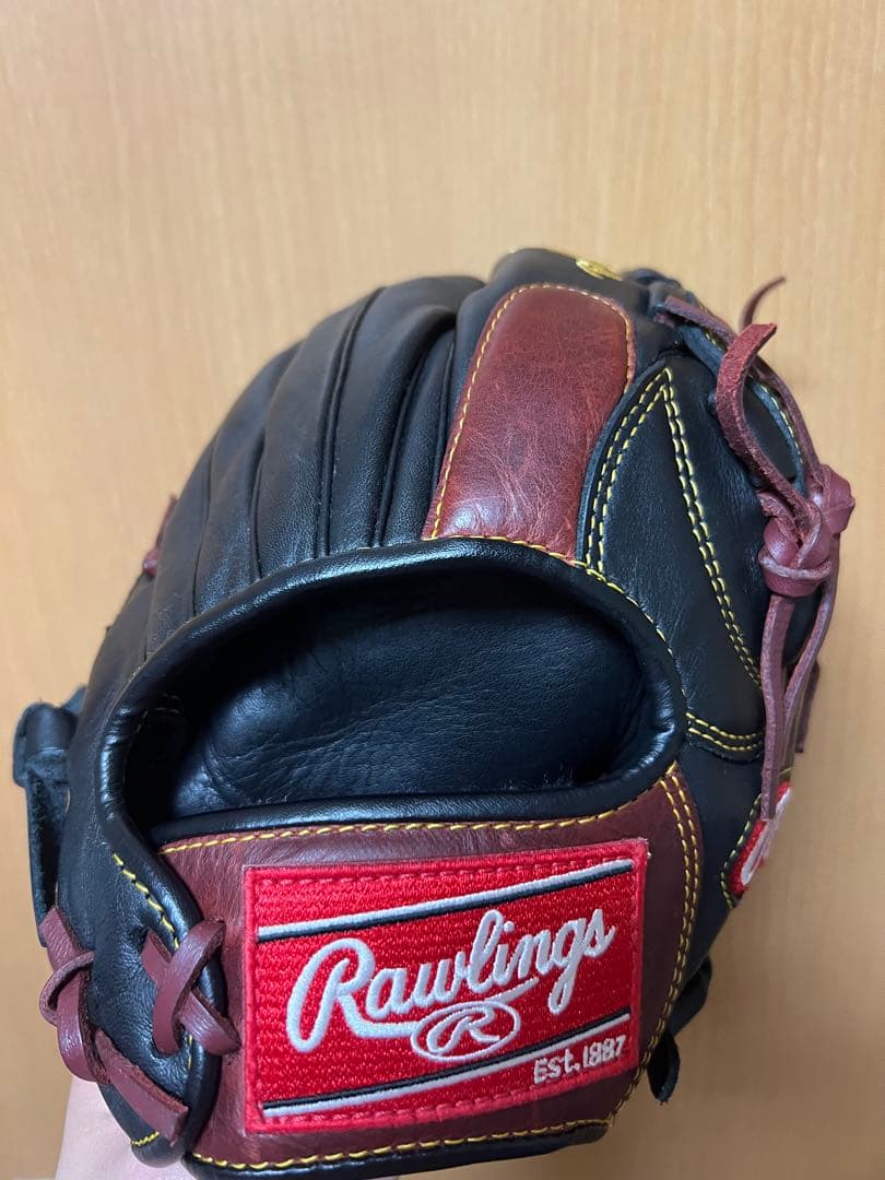 Rawlings 野球用グローブ 黒/赤