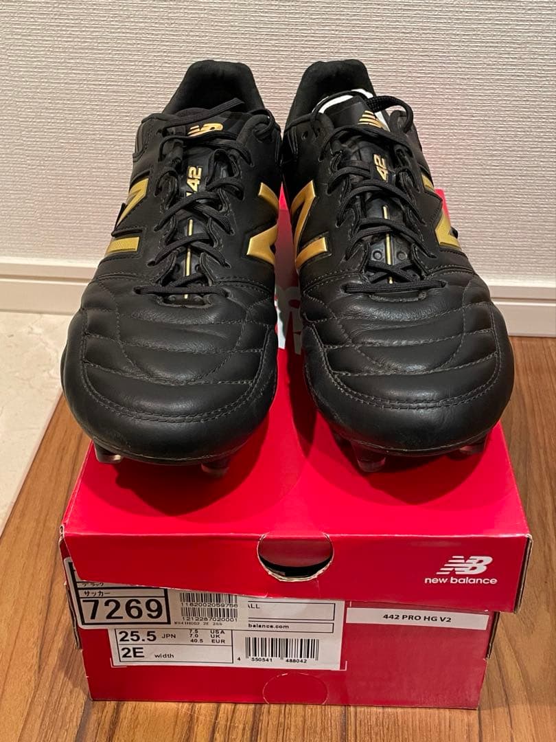 【美品】ニューバランス サッカースパイク カンガルー 442 V2 PRO HG