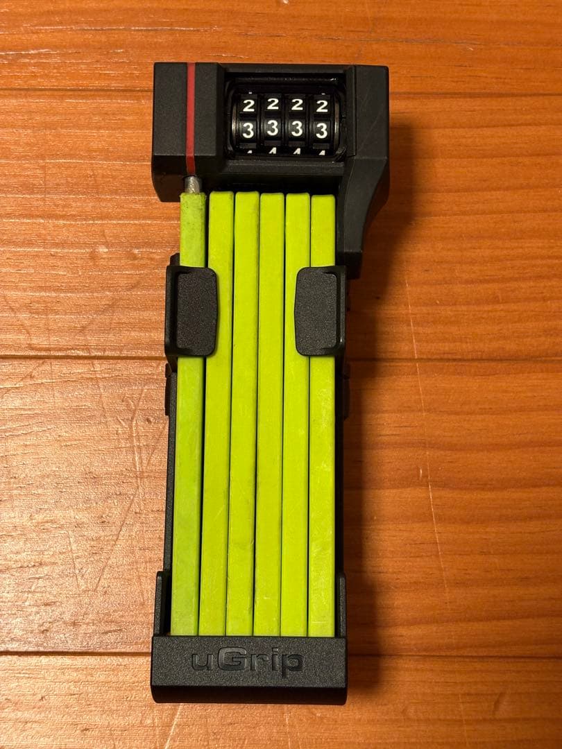 uGrip BORDO 5700C ライム ダイヤル式ロック 中古