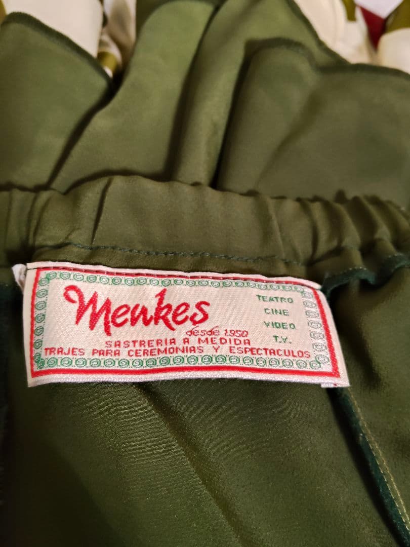 Menkes フラメンコスカート オリーブグリーン