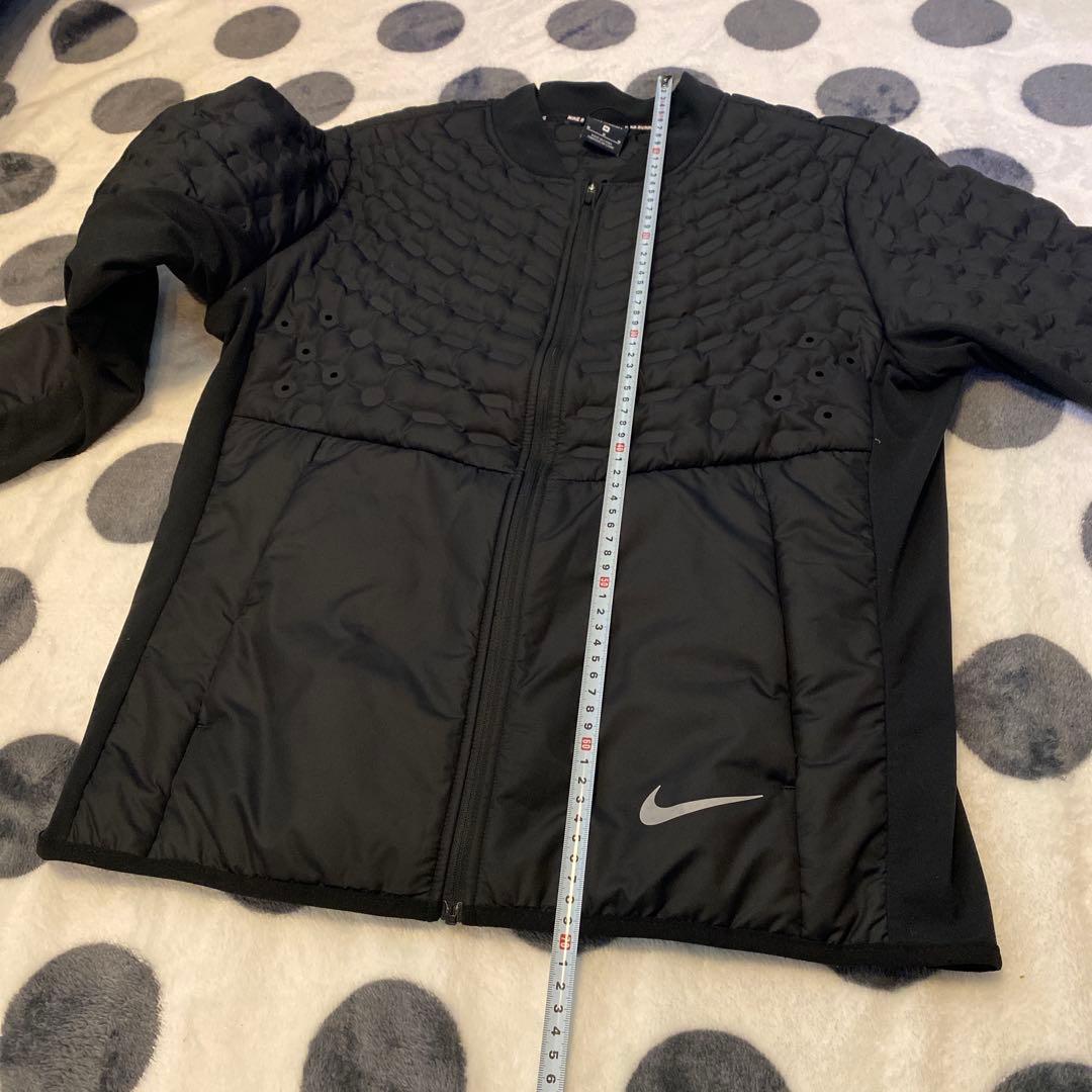 【美品】Nike running Aeroloft ブラック Mサイズ　ダウン