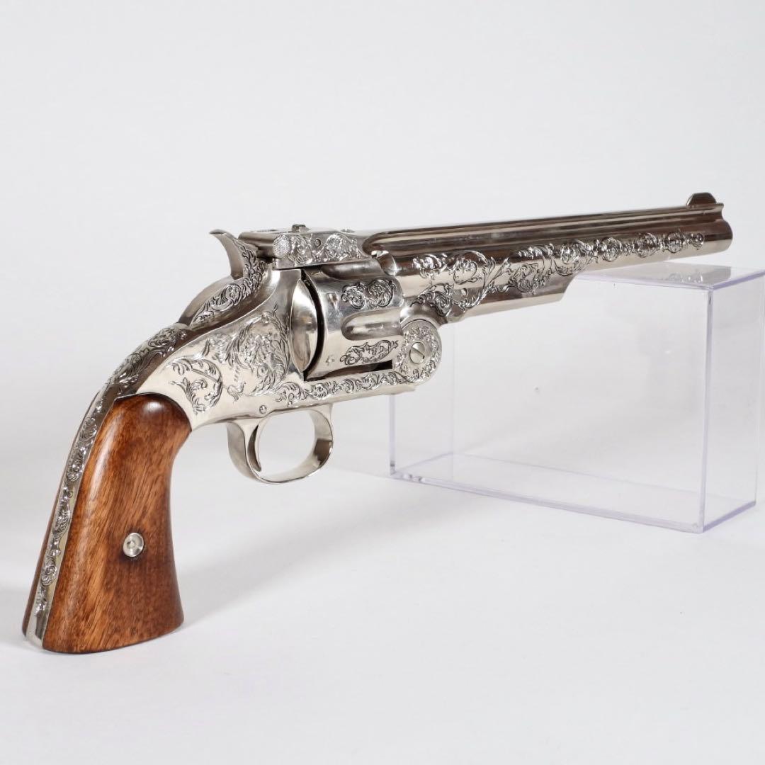 フランクリンミント ワイアットアープ 44リボルバー 装飾銃モデルガン　飾り額付