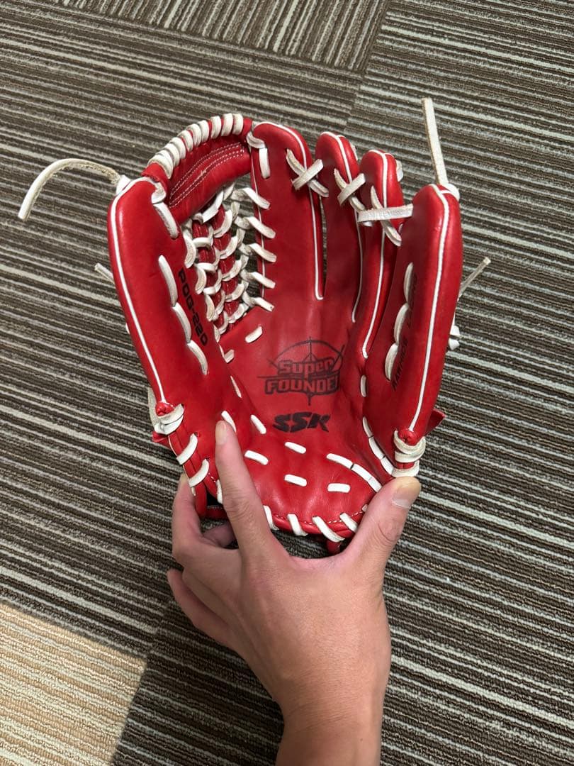 SSK 軟式グローブ レッド
