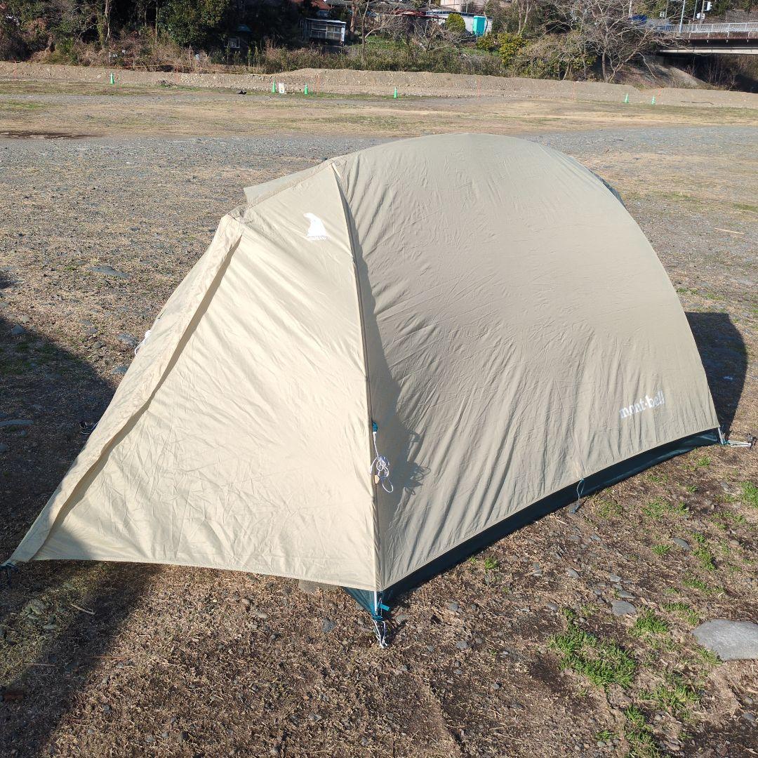 montbellムーンライトテント2型テントマット＋グランドシート付き