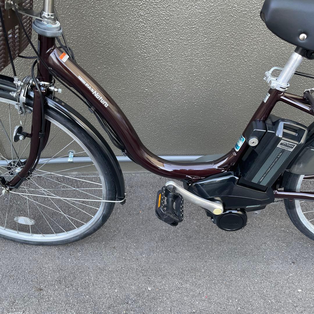ヤマハ電動アシスト自転車26インチブラウン