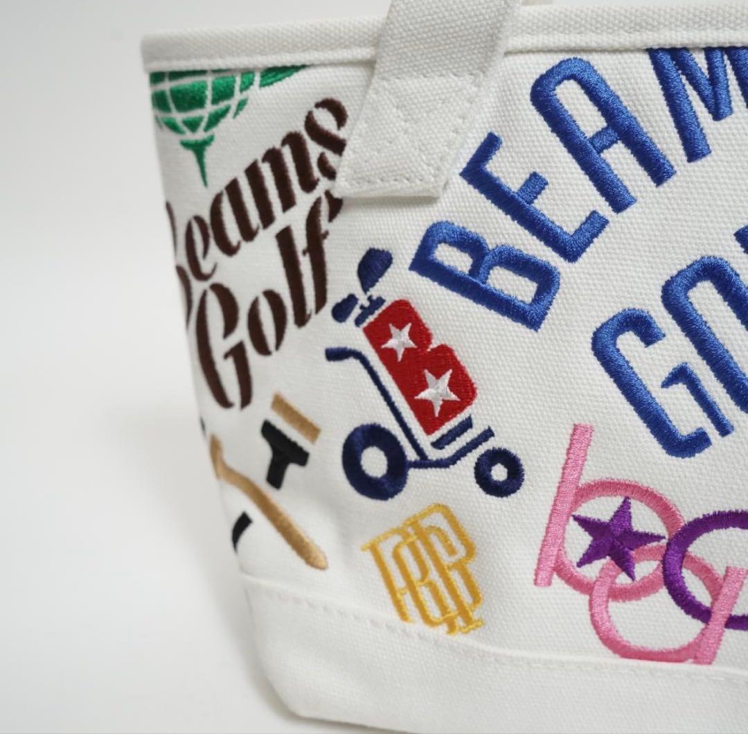 BEAMS GOLF ロゴプリントバッグ