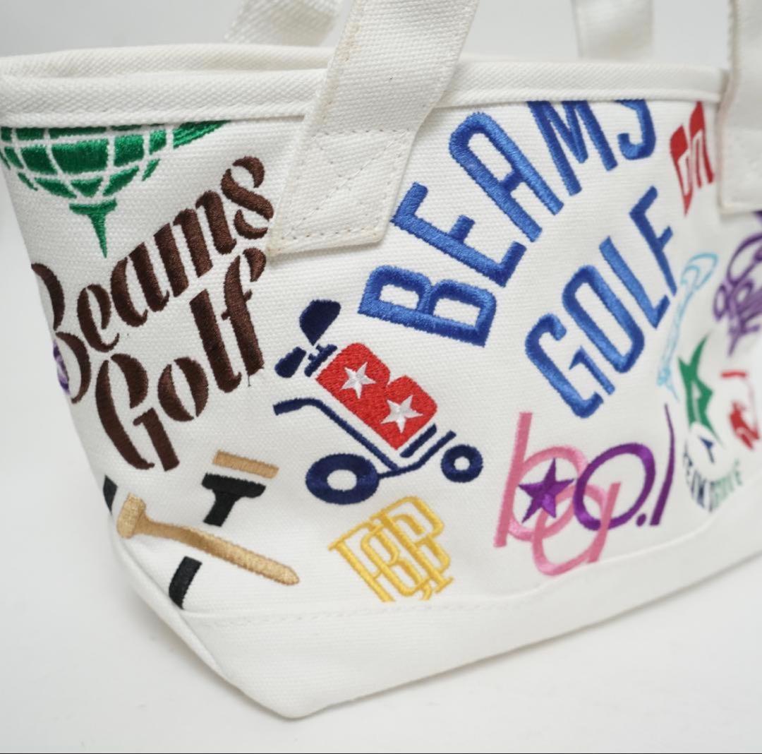 BEAMS GOLF ロゴプリントバッグ