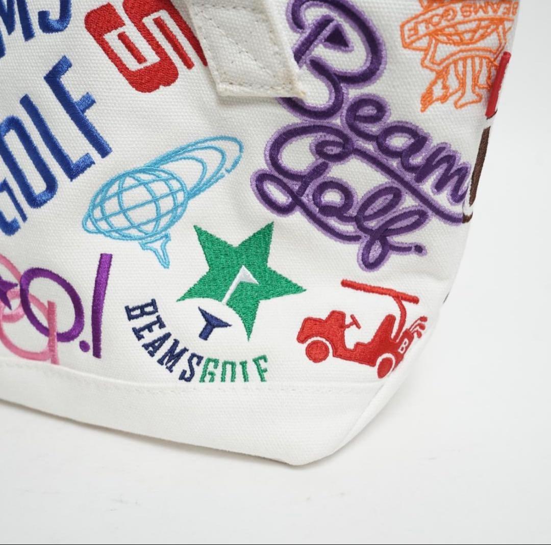 BEAMS GOLF ロゴプリントバッグ