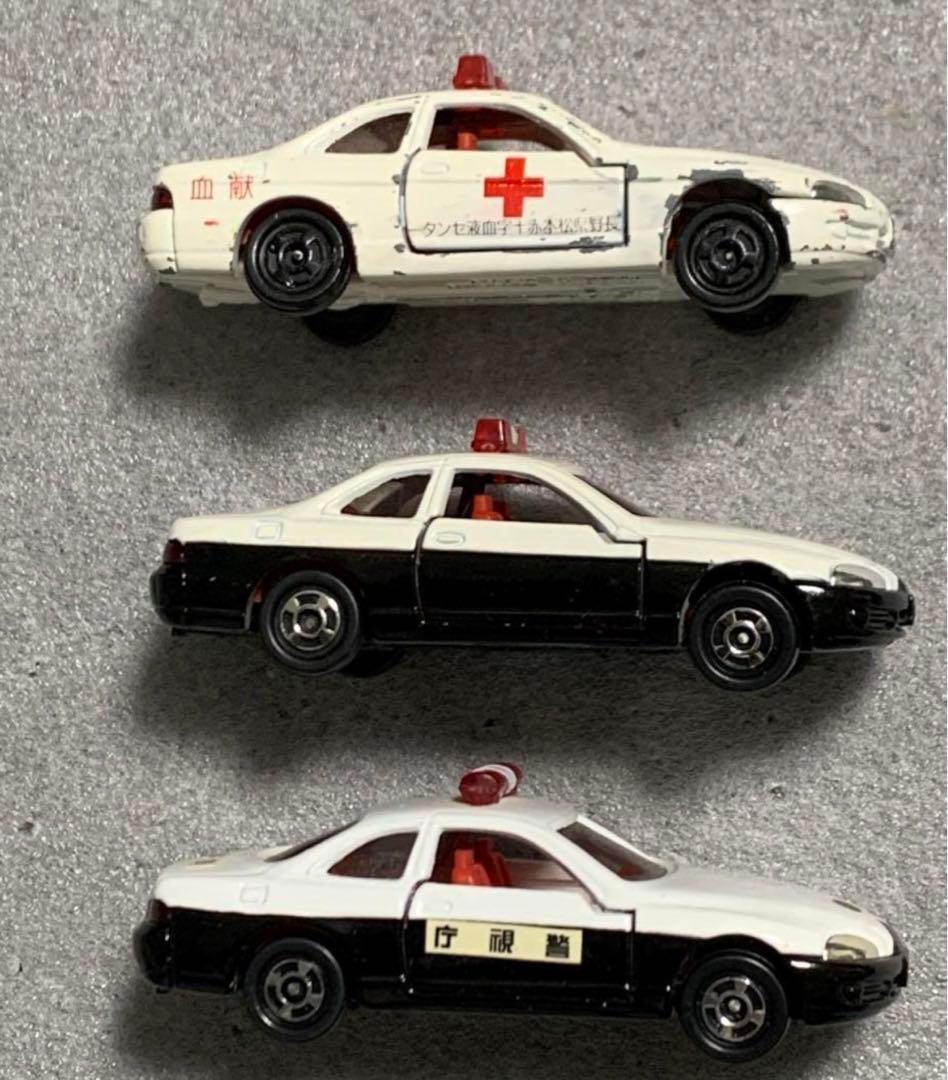 トミカ トヨタ ソアラ パトロールカー 献血車 3台セット