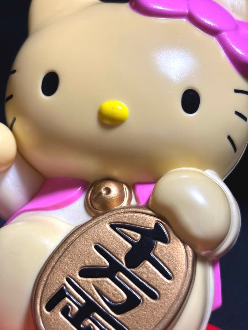 【希少】1999年製 ハローキティ 招き猫 貯金箱 ヴィンテージ レア