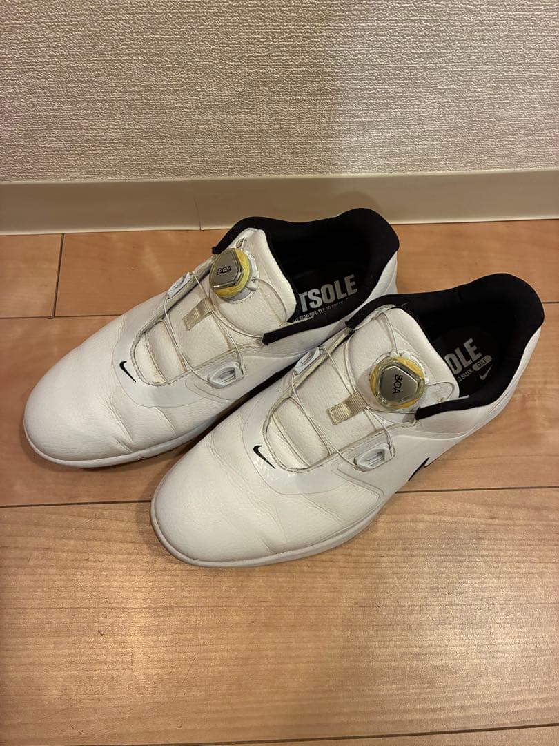 Nike BOAシステム ゴルフシューズ ホワイト