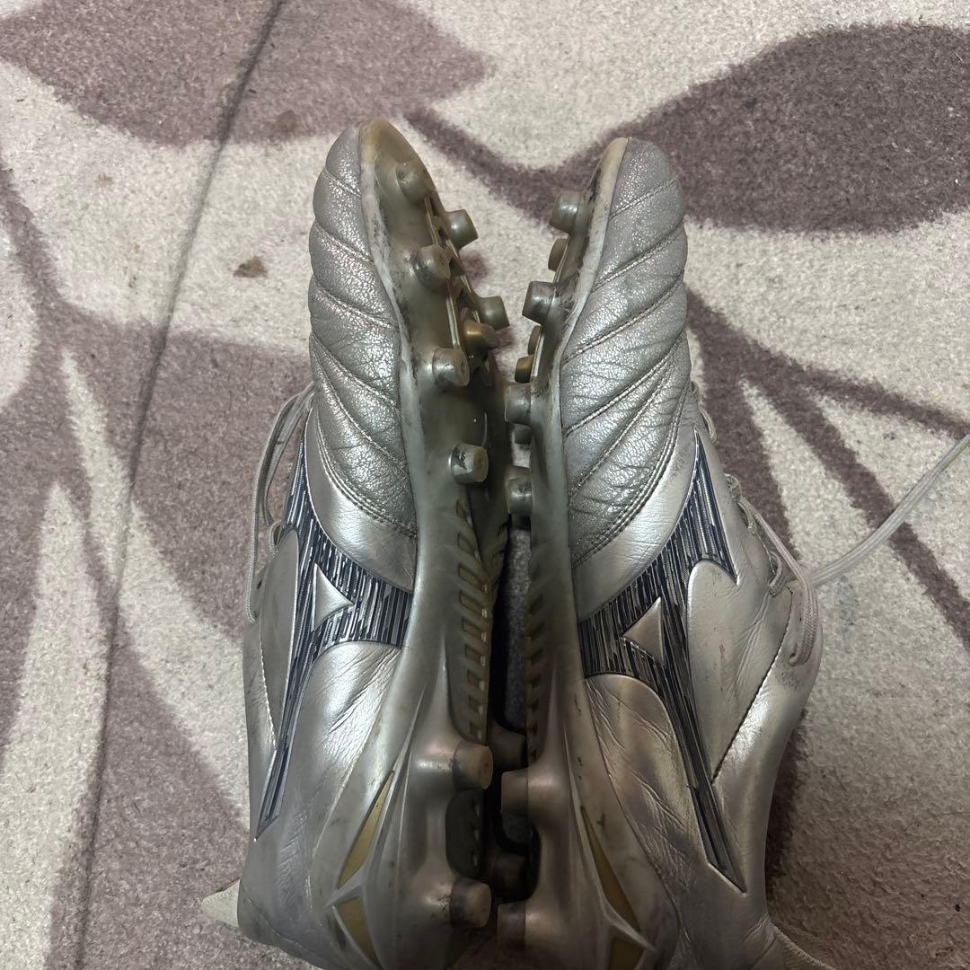 Mizuno サッカーシューズ シルバー スパイク 27.5