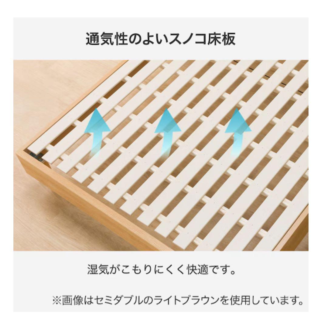 ニトリ　ダブルベッドフレーム