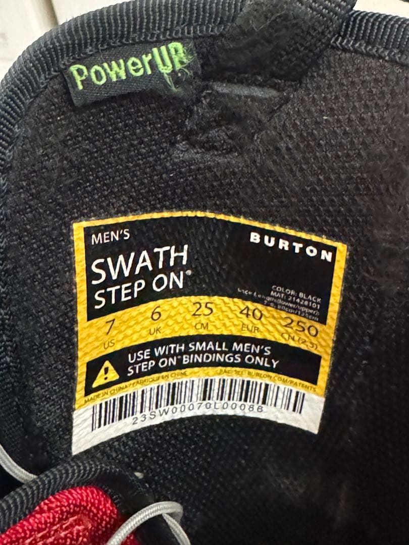 希少！BURTON SWATH ダブルBOA STEP ONバインセット！