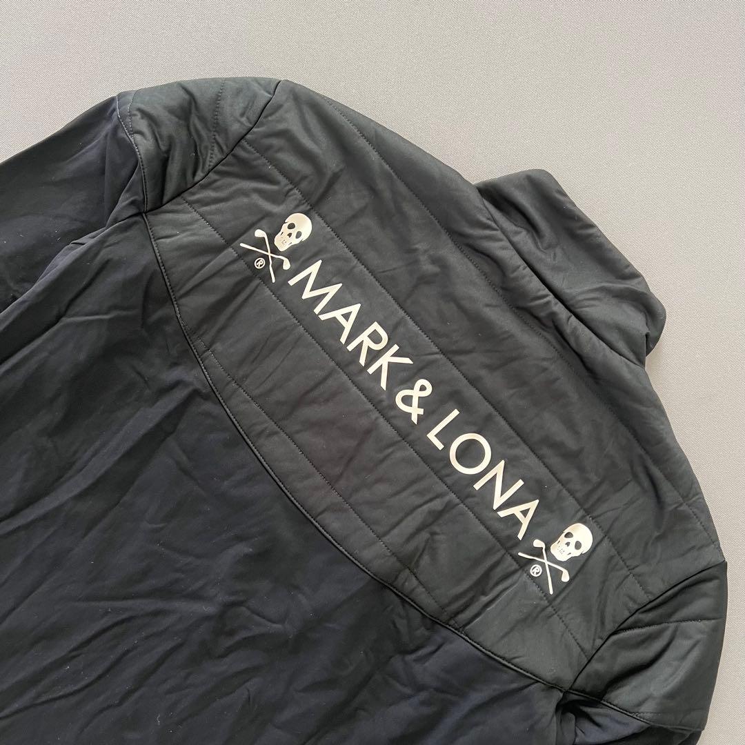 MARK&LONA マークアンドロナ　中綿入り　切替　ブルゾン　メンズ　ブラック