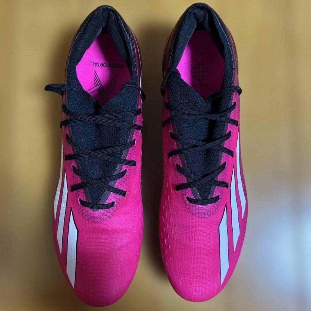 adidas エックス スピードポータル.1 AG 26.5 ピンク