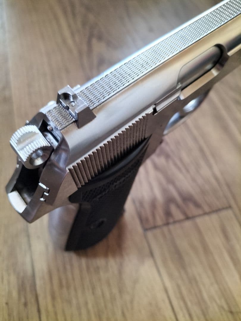 【美品】マルゼン　ガスガン　ワルサーPPK/S　ブローバック　ステンレス