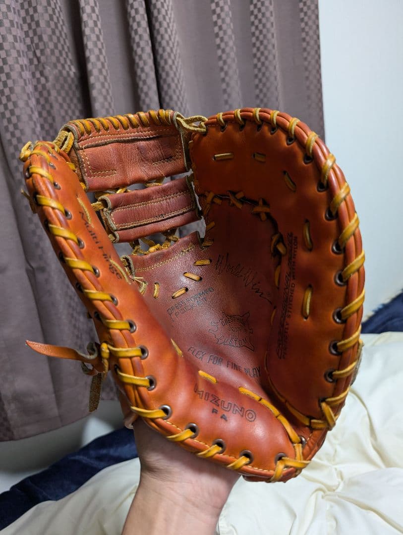 MIZUNO 赤カップ 硬式 ファーストミット 美品 FA