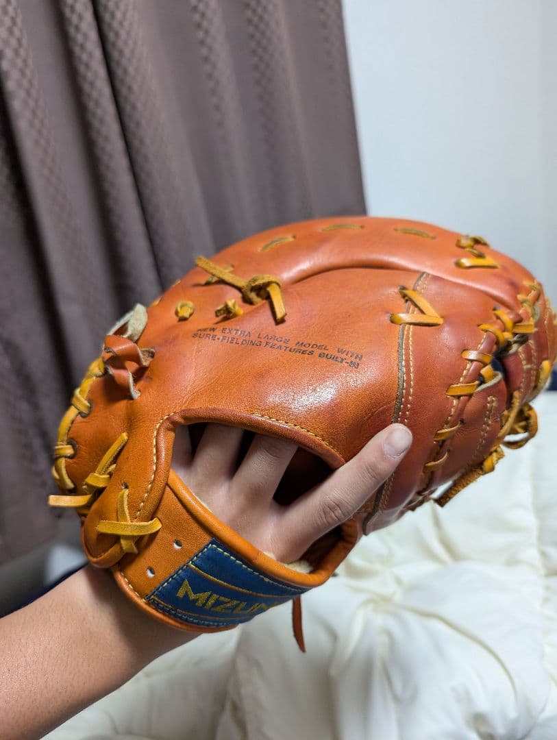 MIZUNO 赤カップ 硬式 ファーストミット 美品 FA