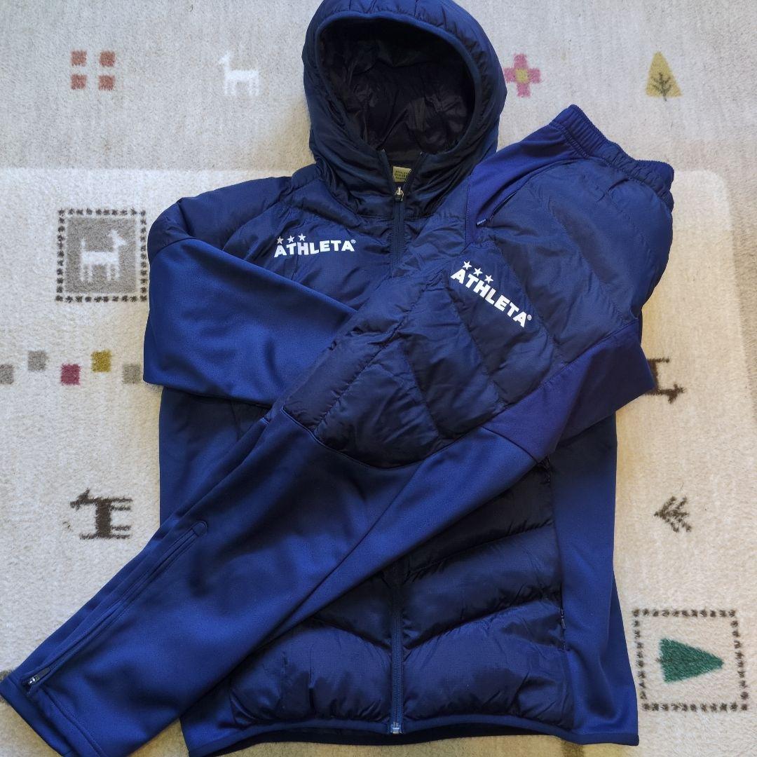 ATHLETA ピステ・ウィンドブレーカー L ネイビーネムジ様