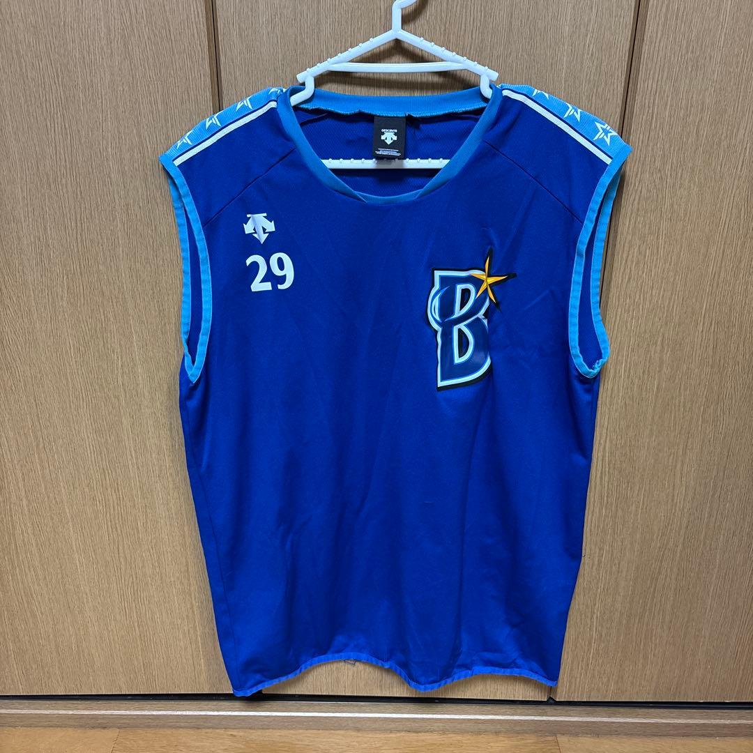 横浜DeNAベイスターズ 伊藤光 実使用 練習着DESCENTE製