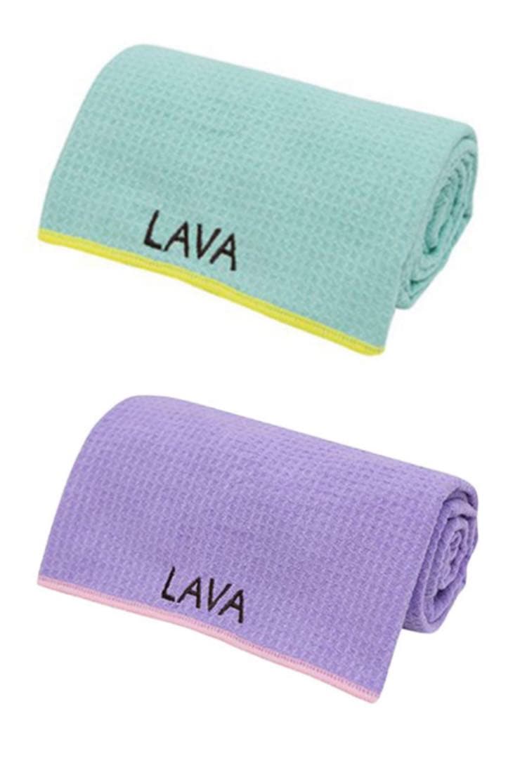 LAVA ラグ ラベンダー&ミントグリーン　2枚セット