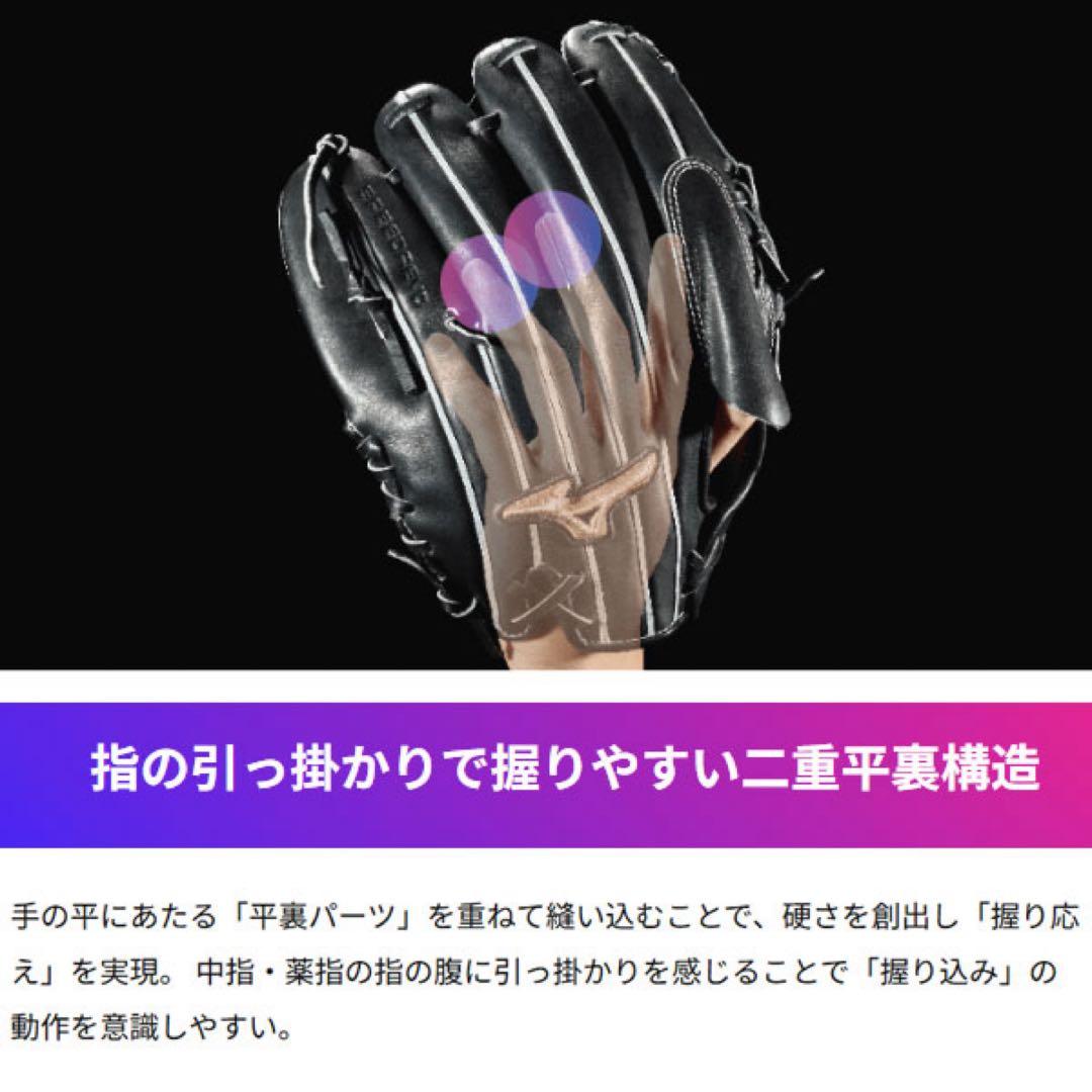 ミズノプロ　球速アップ　硬式オーダーグローブ投手・ピッチャー用D高橋モデル 新品