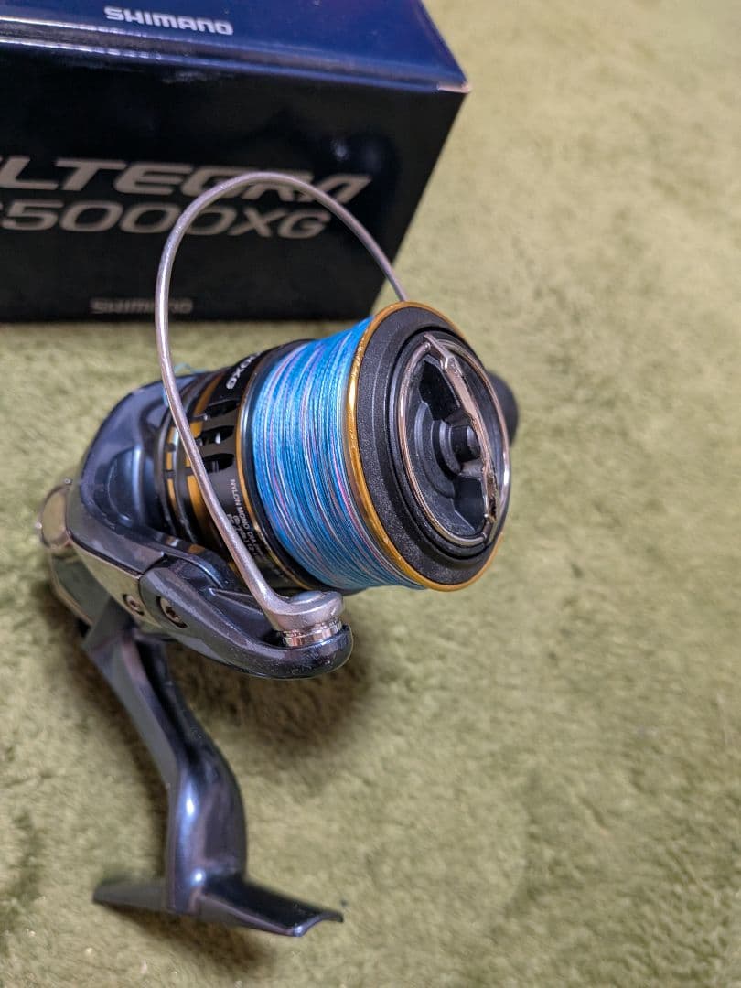 SHIMANO シマノ　リール　21アルテグラ　C5000XG　PEライン付き
