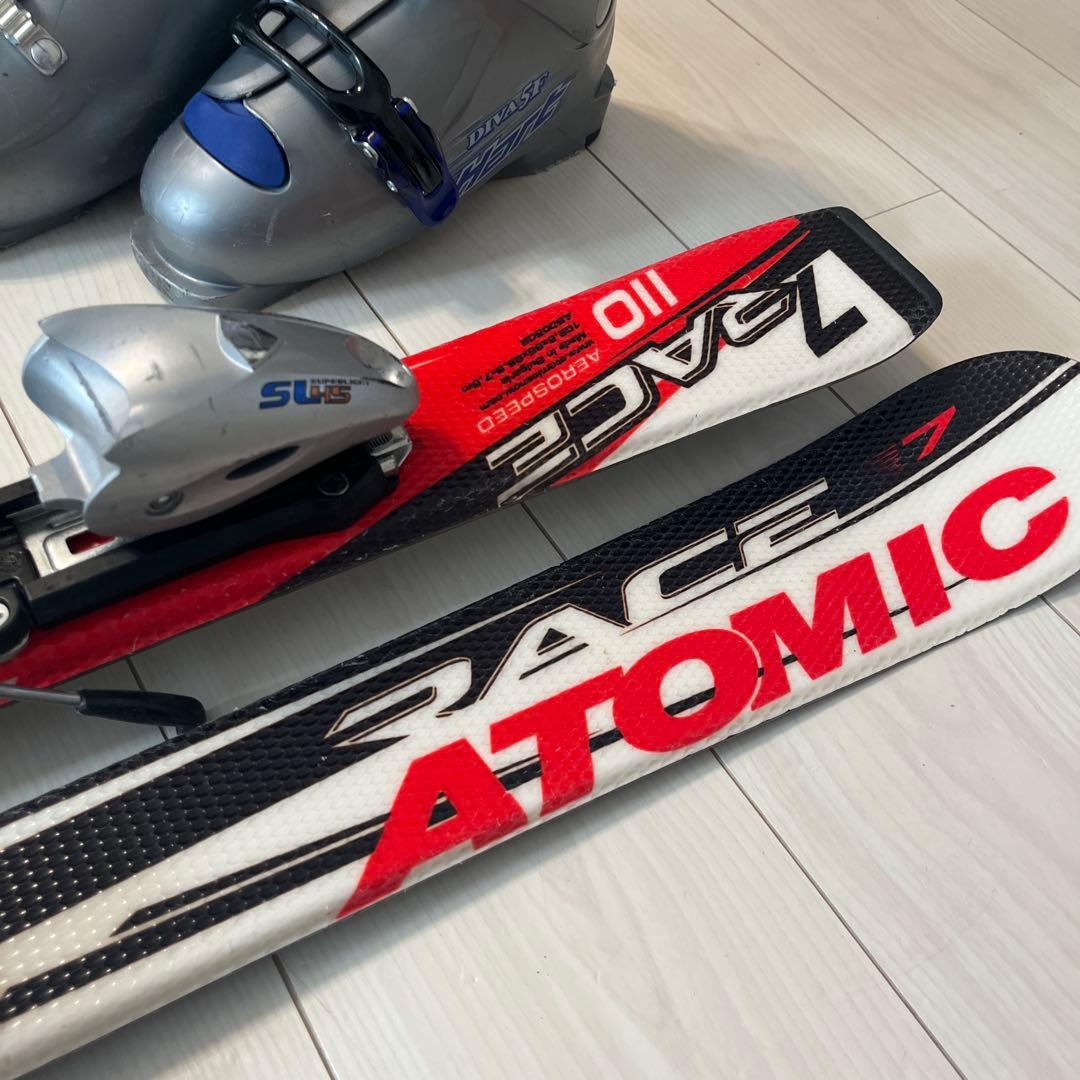 子供用スキーセット(板ATOMIC110、ブーツHart21.0-22.0)