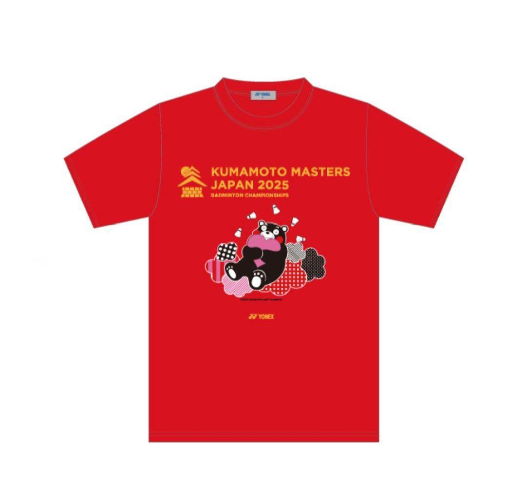 YONEXヨネックス 2025 熊本マスターズ 大会記念 くまモンTシャツ