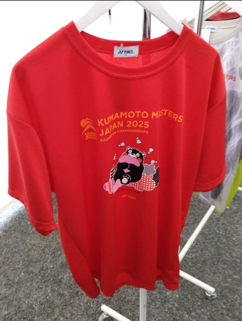 YONEXヨネックス 2025 熊本マスターズ 大会記念 くまモンTシャツ