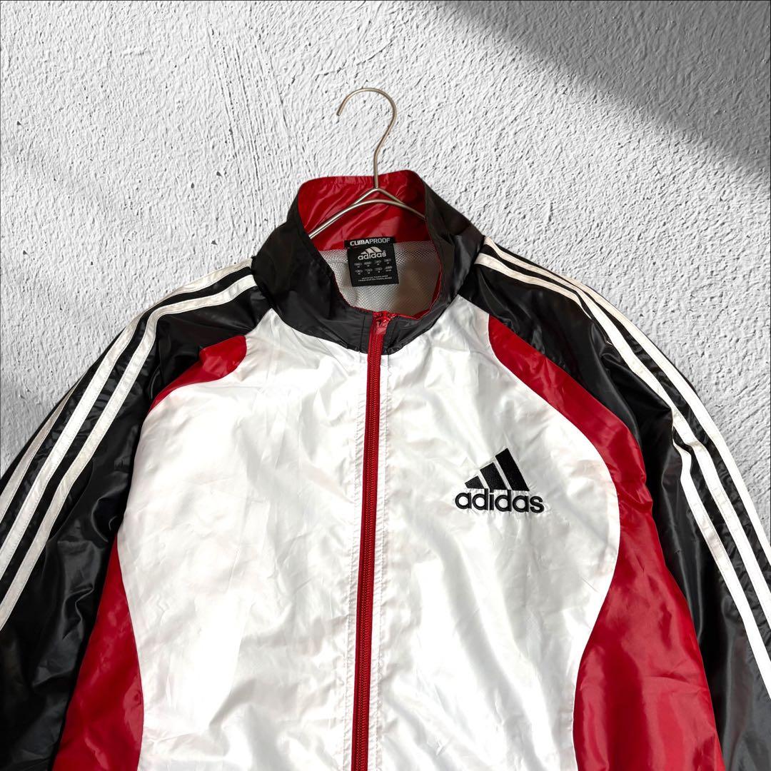 美品★adidas アディダス ウィンドブレーカー 上下セット メンズO XL