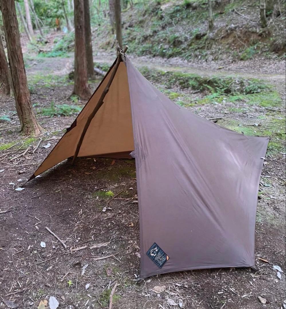ブッシュクラフトスペイン オイルスキンタープ 3m×3m