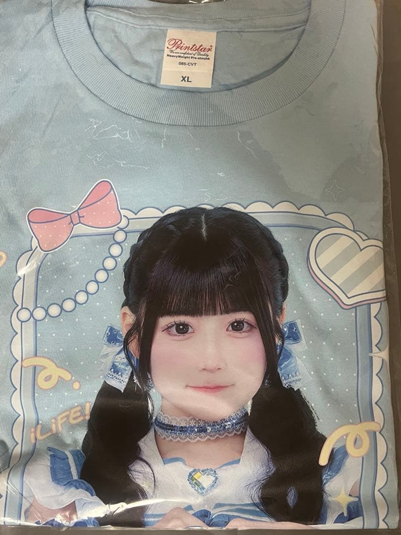 iLIFE 虹羽みに　実写Tシャツ