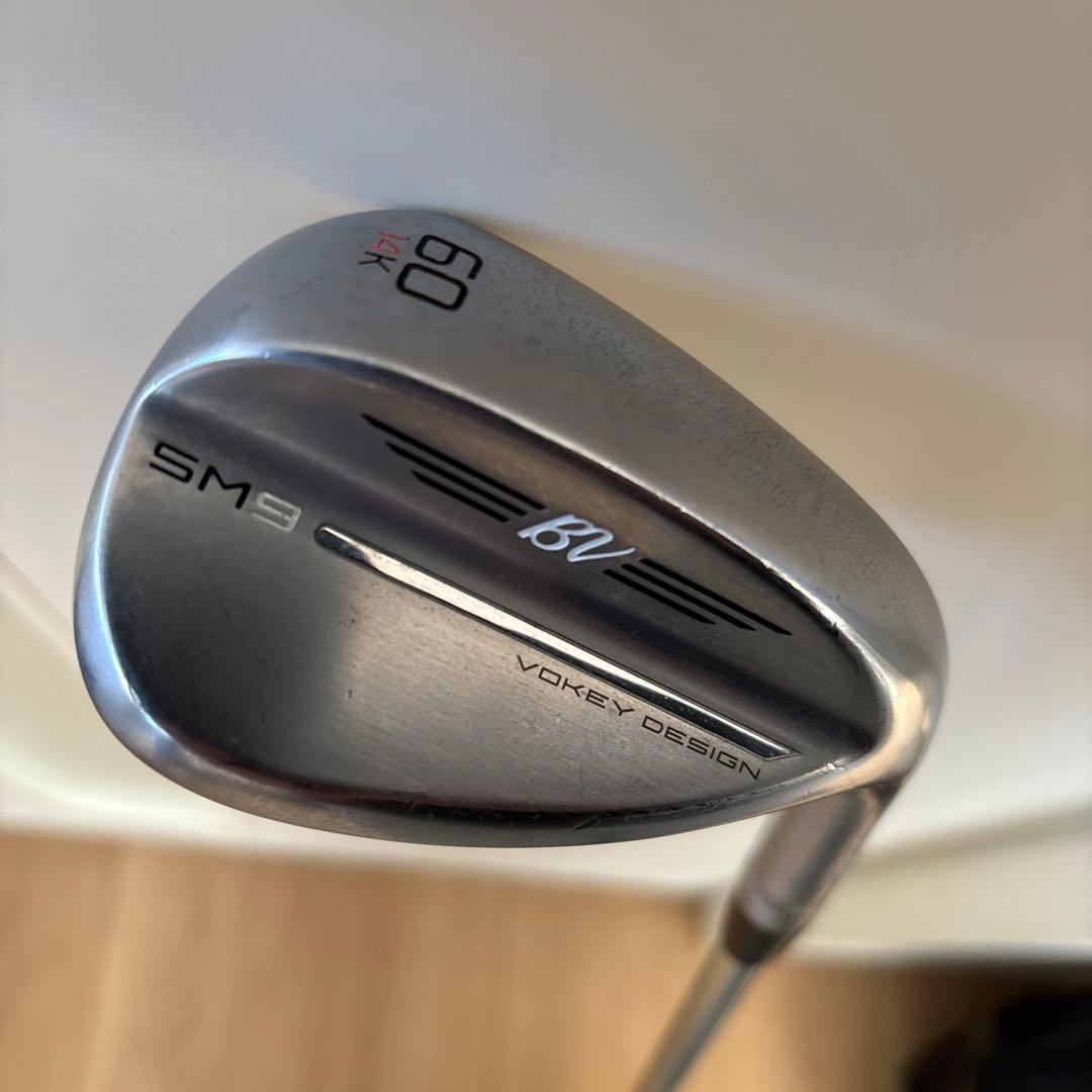 タイトリストボーケイSM9 60度ウェッジ Golf Prideグリップ