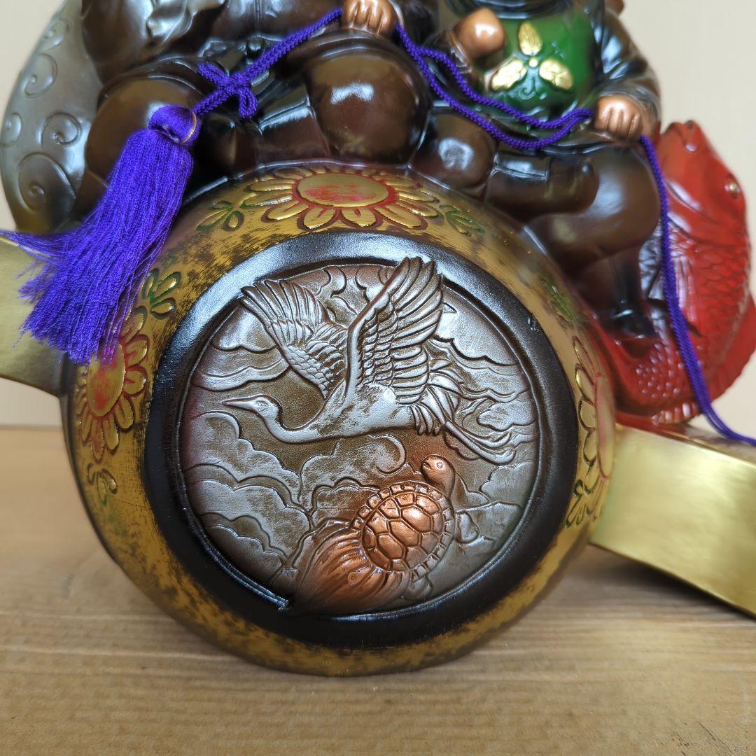 七福神の置物　恵比寿天と大黒天