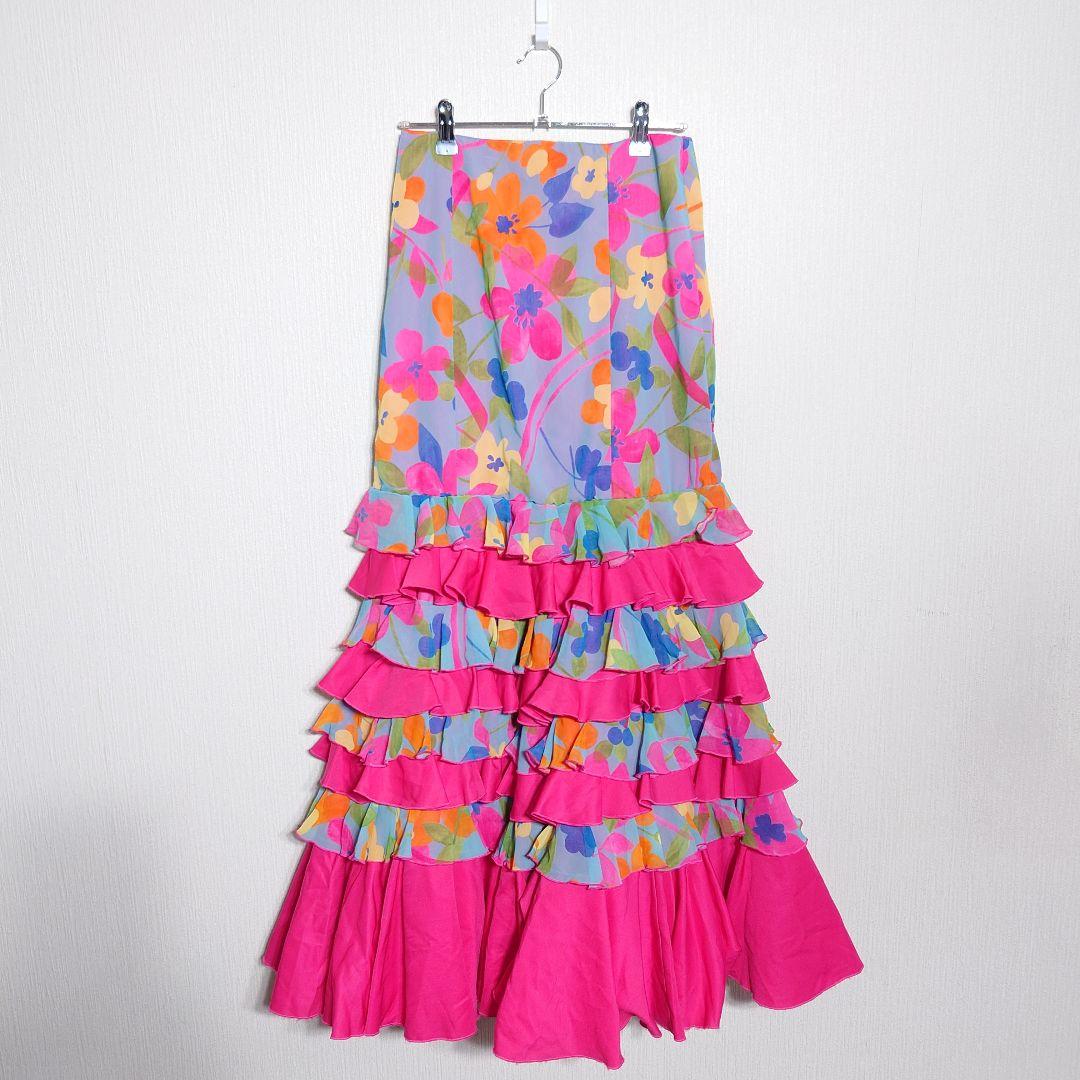 Creaciones ROAL S. L. フラメンコドレス 衣装 花柄 ピンク