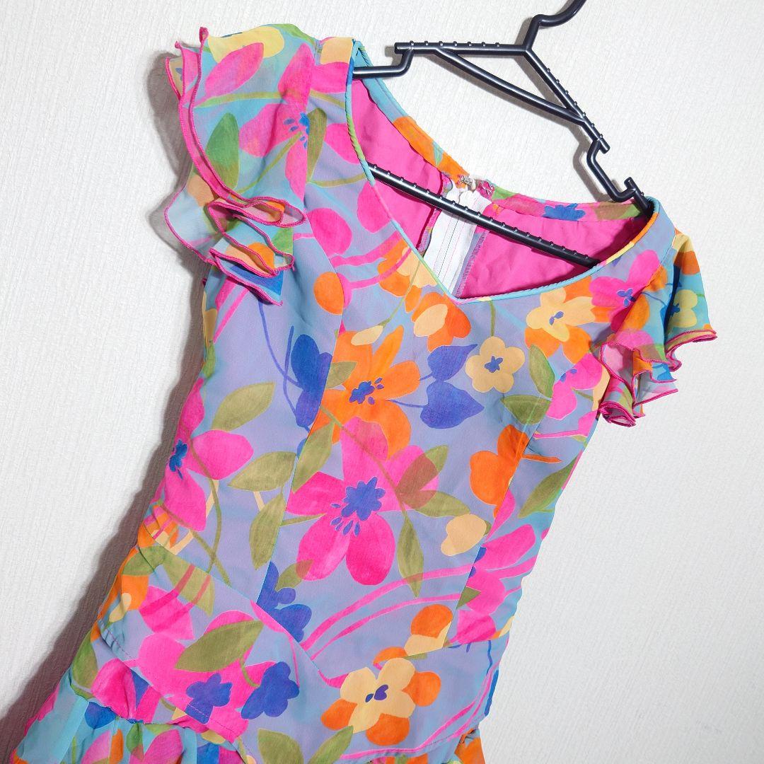 Creaciones ROAL S. L. フラメンコドレス 衣装 花柄 ピンク