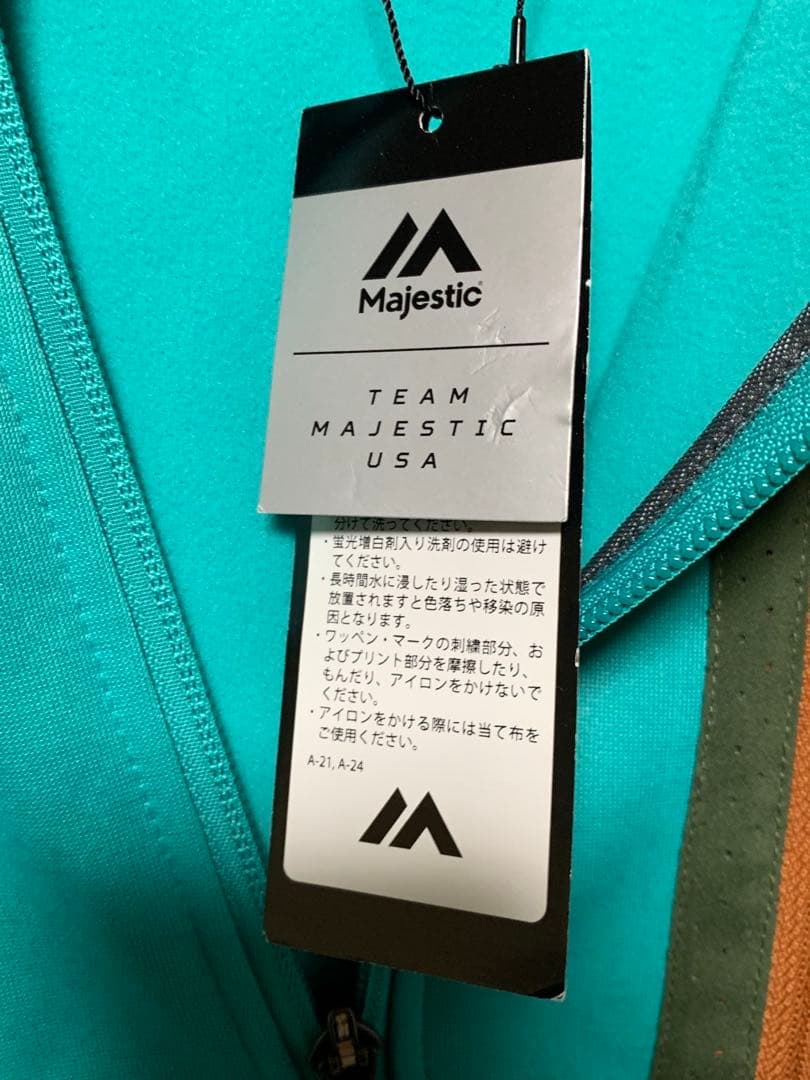【未使用】Majestic TEAM USA 野球 フリース フーディー