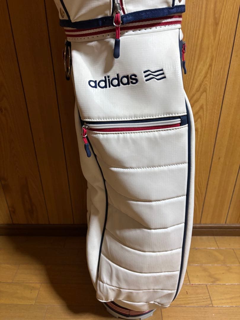 adidas アディダス キャディバッグ トリコロールカラー 軽量 ゴルフバッグ