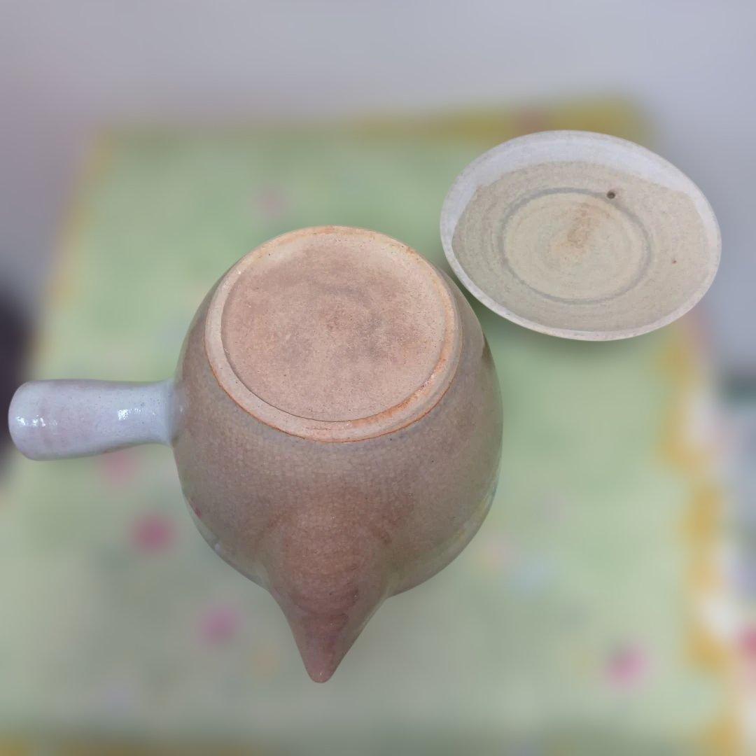 陶磁器萩焼の窯元、泉流山せんりゅうざん茶器セット、文化功労者陶芸家、吉賀大眉品