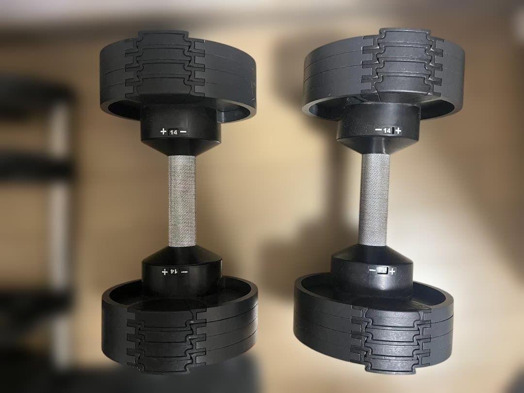 NUO FLEXBELL220 可変式ダンベル2kg刻み 最大20kg　1/2