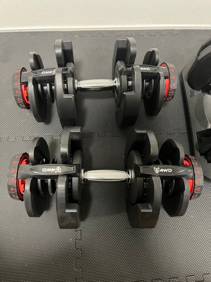 アジャスタブルダンベル 約4kg〜40kg 2個