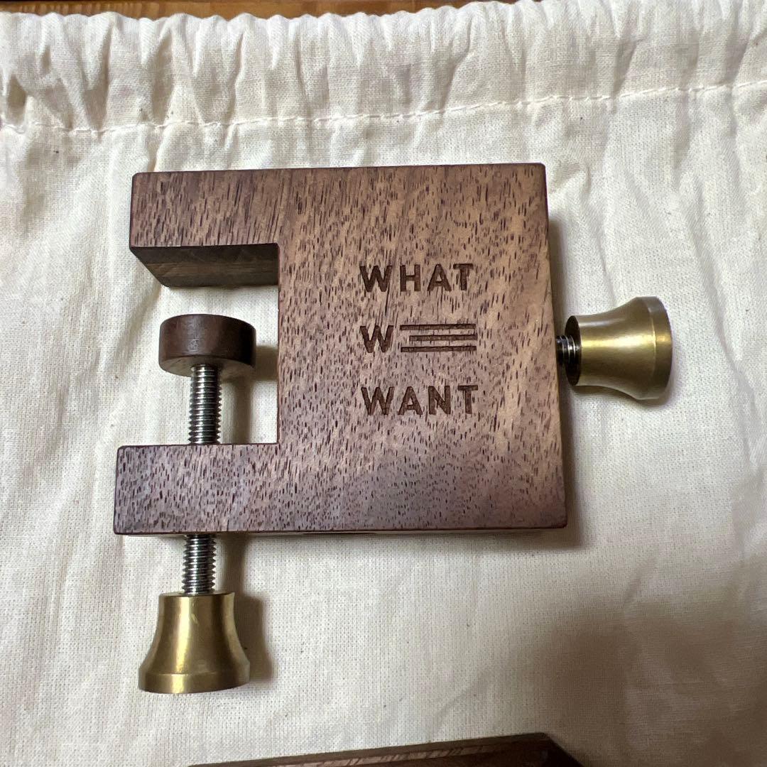 WHAT WE WANT WWW_HASAMUYATSU ウォールナット