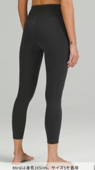 未使用　lululemon　InStill ハイライズタイツ 24　S　ブラック